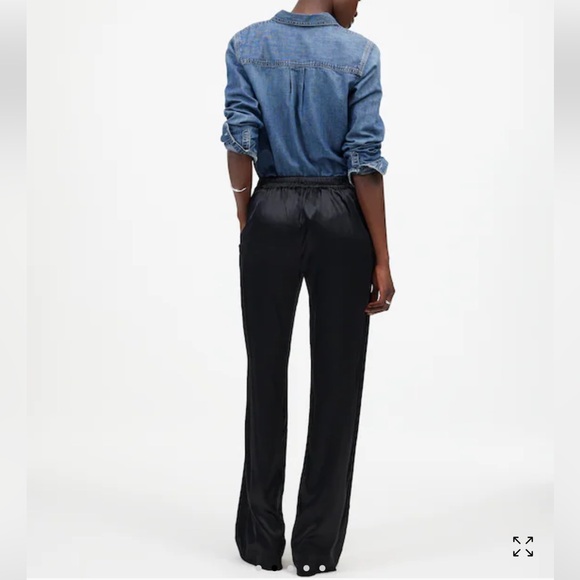 Madewell Pull-On Straight Pants - Picture 4 of 8